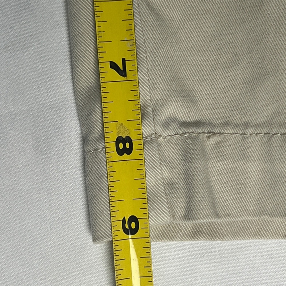 Polo Ralph Lauren Tyler Shorts Mens 38 Tan Pleated Classic Chino Cotton Khaki - Picture 7 of 8